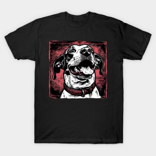 Retro Art Dalmatian dog Dog Lover T-Shirt